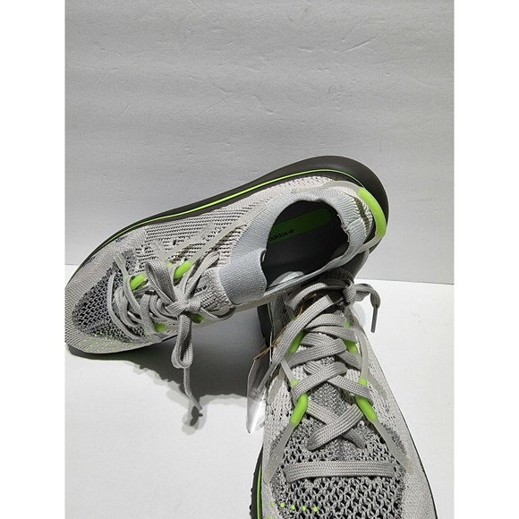 Size 11 ADIDAS 4D FUSION PRIMEKNIT H04511 GREY GREEN RUNNING SHOES SNEAKERS MENS - Picture 8 of 12